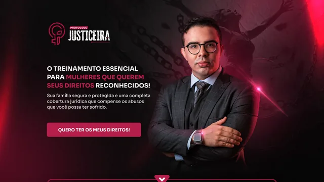 Página inicial do site de Imersão Justiceira, criado pela Agência Alencar