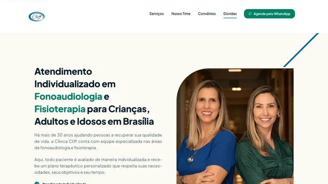 Site de Clínica Cliff
