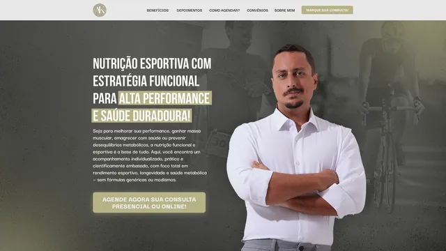 Página inicial do site de André Kalil, criado pela Agência Alencar